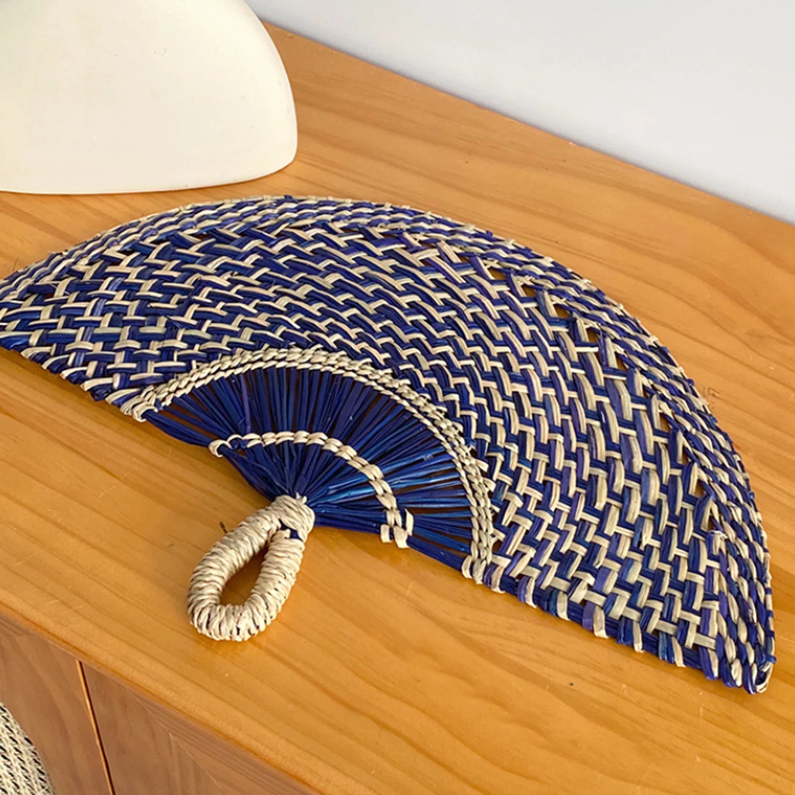 Palm Breeze Woven Fan