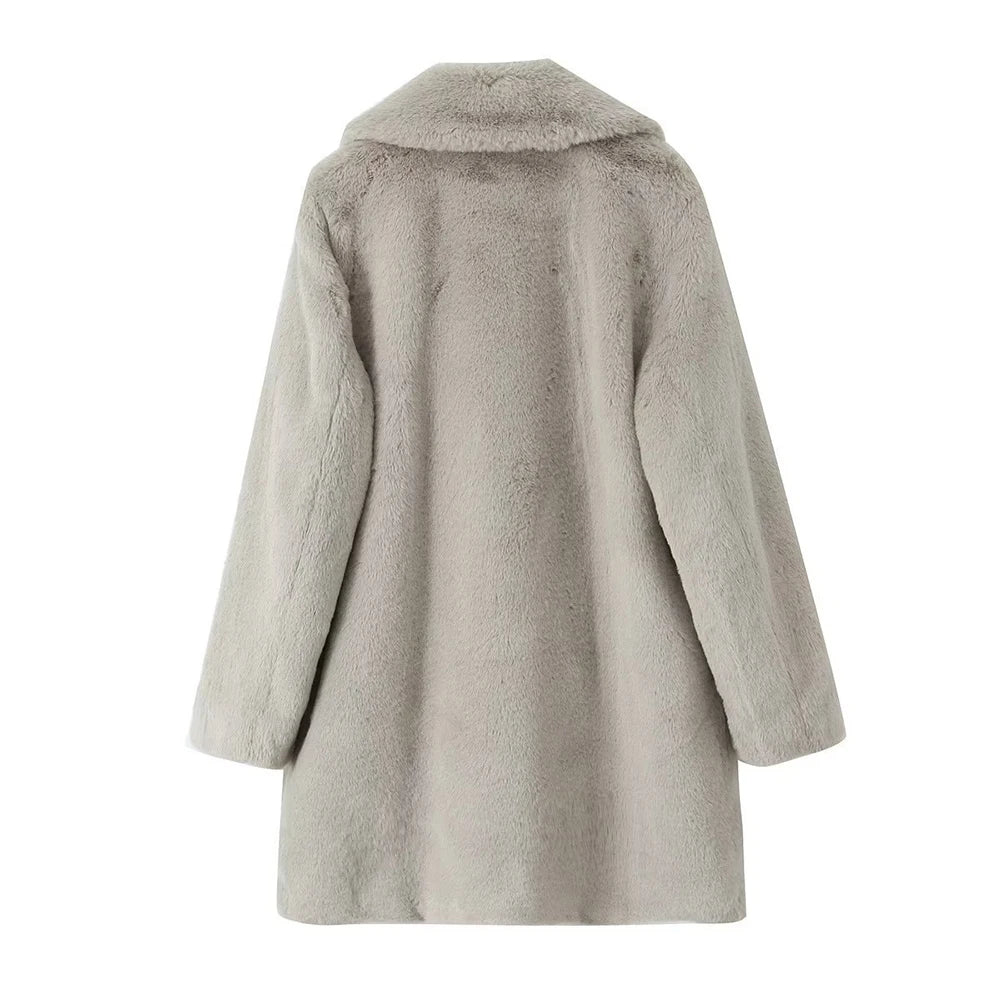 Cozy Faux Fur Coat