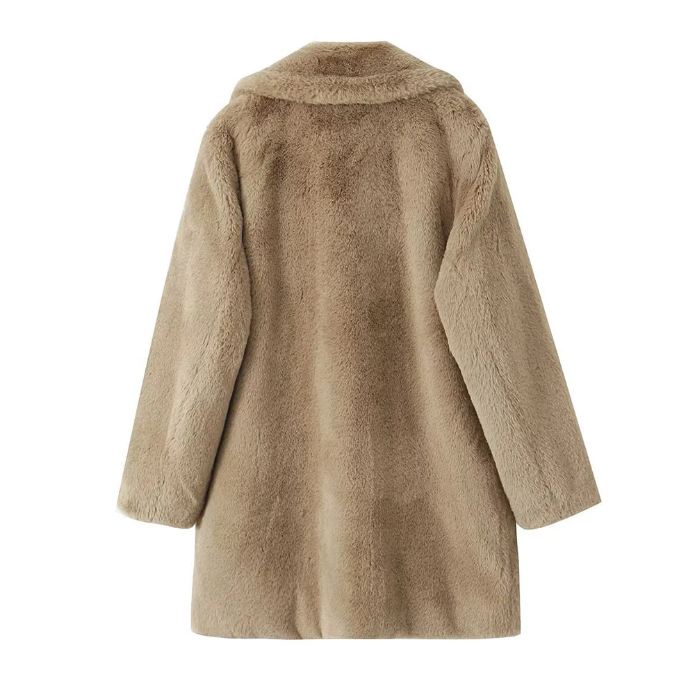 Cozy Faux Fur Coat