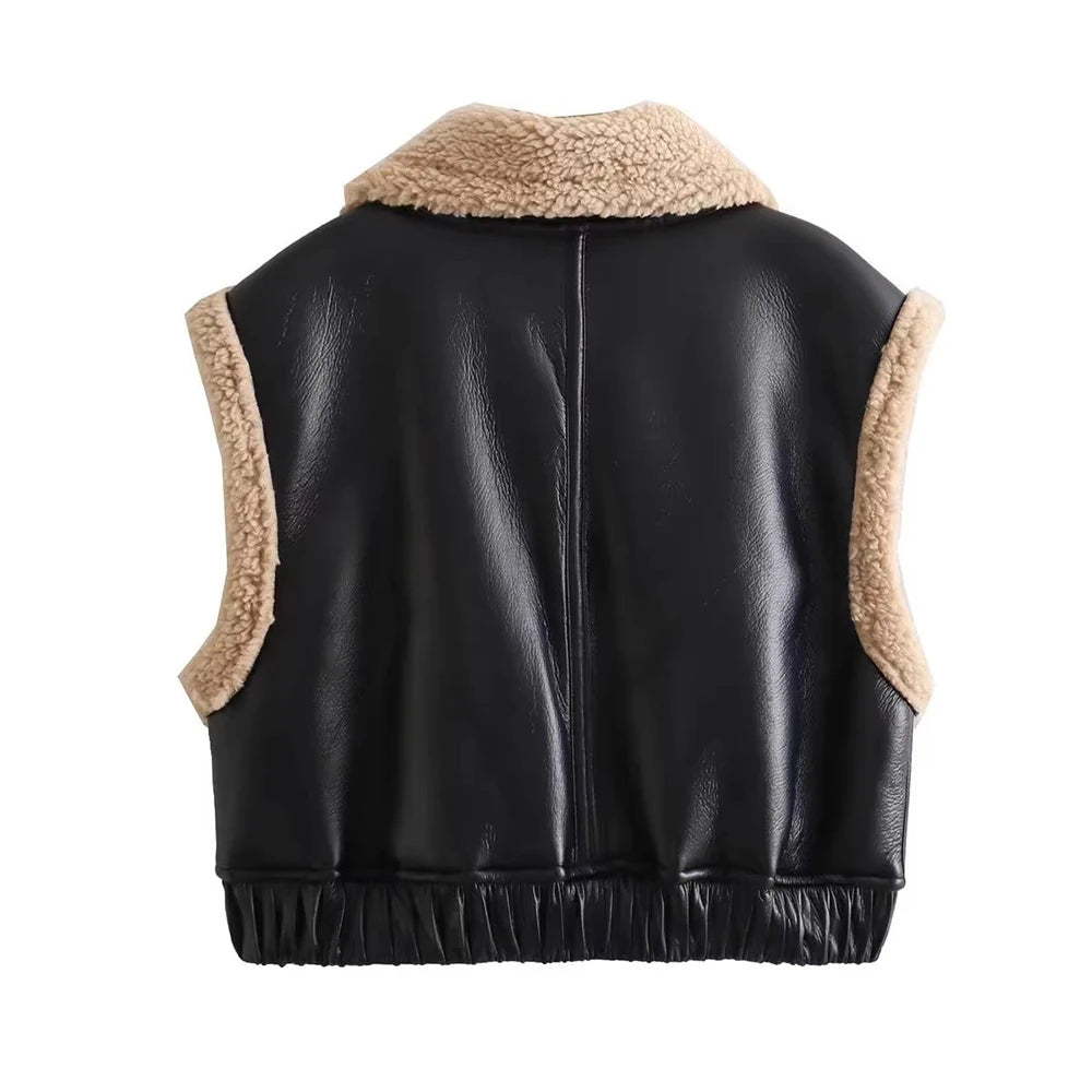 Shearling-Lined Vest