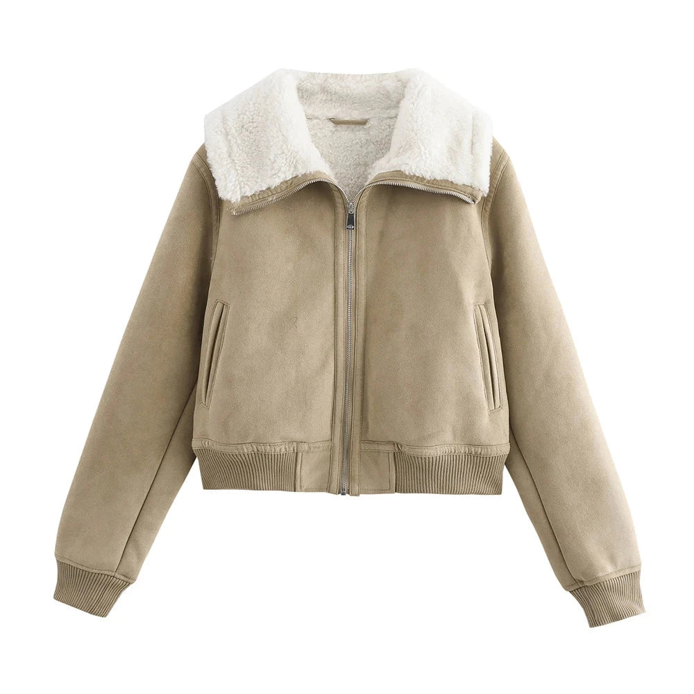 Cozy Sherpa Bomber Jacket